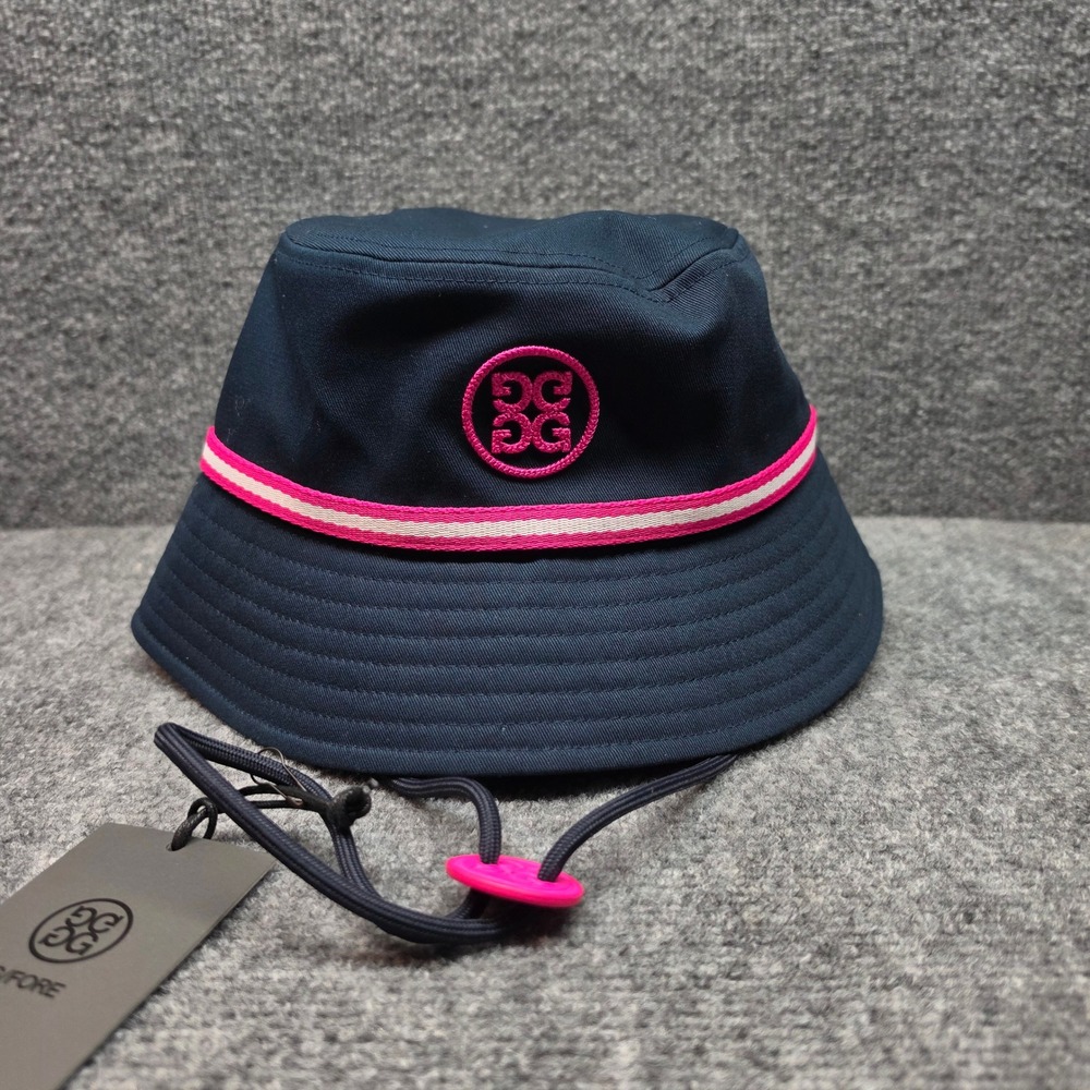 G/FORE Mens Circle G's Bucket Hat Twilight Navy Blue Pink GUH000121 NWT OS